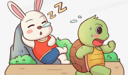 漫画龟兔赛跑,恒心与速度的智慧较量